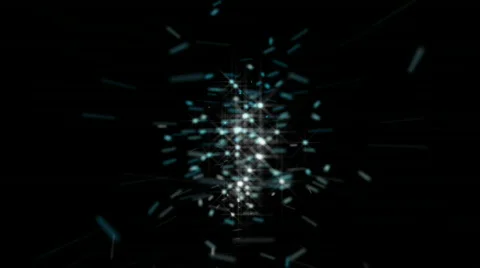 Spinning lens flare lights Stock Footage