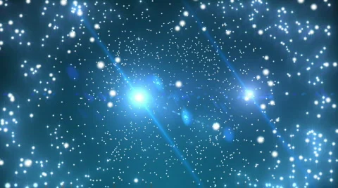 Spinning lens flare lights Stock Footage
