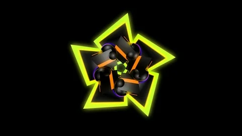 Spinning light animation Stock-Footage 98272763