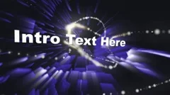 Spinning Lights n intro text Stock After Effects
