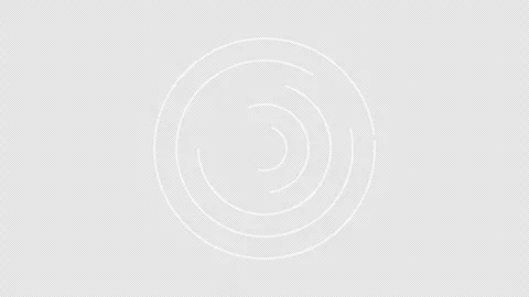 Spinning line circles. Stock Footage 254069257