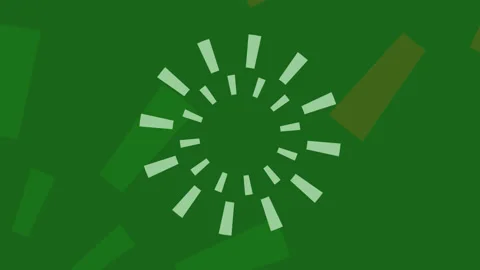 Spinning Loader Interlocked Keys Animation Video stock 139741648