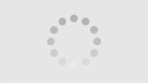 Spinning loading screen animation with alpha channel Stock Footage 312711265