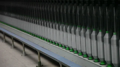 Spinning  machine collect cotton threads Stock Footage 32402141