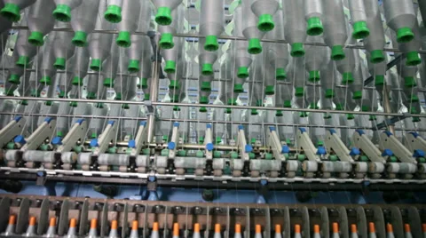 Spinning  machine collect cotton threads Stock Footage 32404618