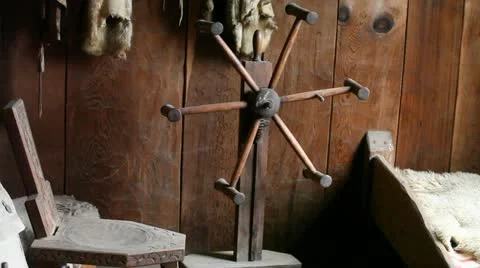 Spinning machine Stock Footage 11142647