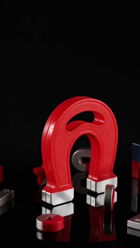 Spinning Magnets in Motion | Stock Video | Pond5