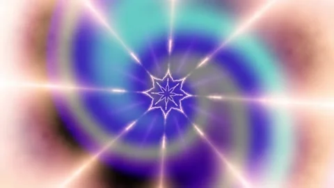 Spinning mandala loop background Video stock 108654129