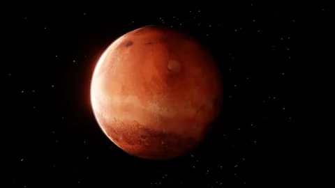 Spinning mars Stock Footage 155099261