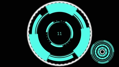 Spinning mechanisms on the black background. Stock Footage 131167237