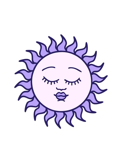Spinning motion animation of beaming sun Stock Footage 324114546
