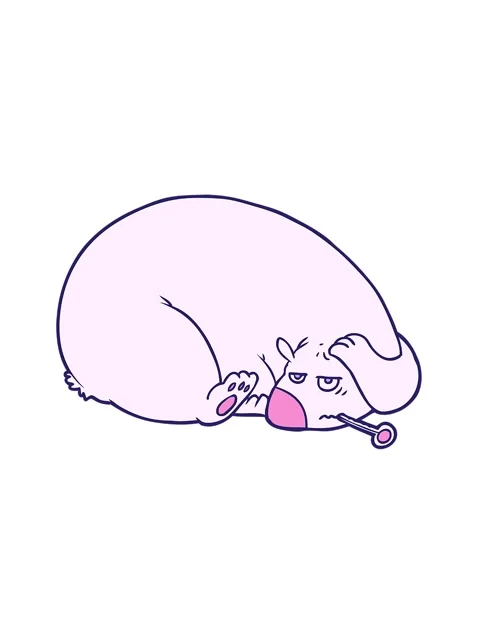 Spinning motion animation of bear with a sore head Stock Footage 324098301