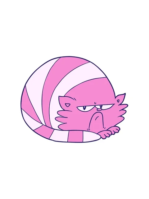 Spinning motion animation of cartoon grumpy cat 動画素材 324175482