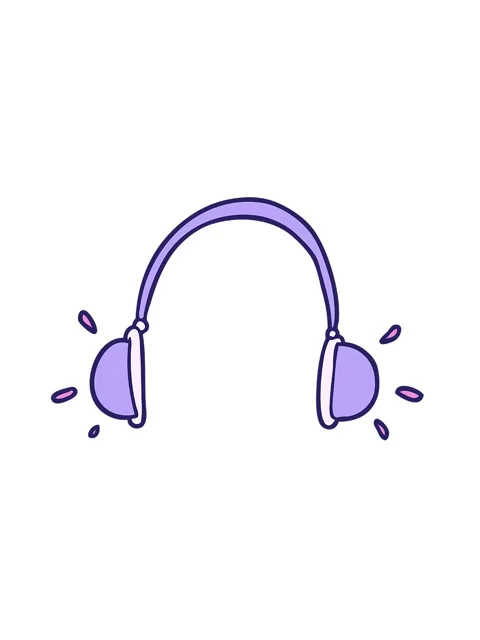 Spinning motion animation of cartoon head phones Video stock 324257558