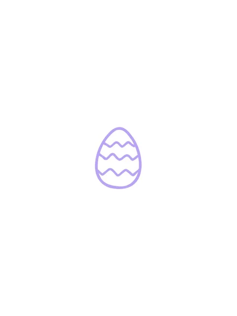 Spinning motion animation of cartoon painted easter egg icon Stock Footage 324053896