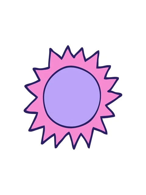 Spinning motion animation of cartoon sun design Stock Footage 324404666