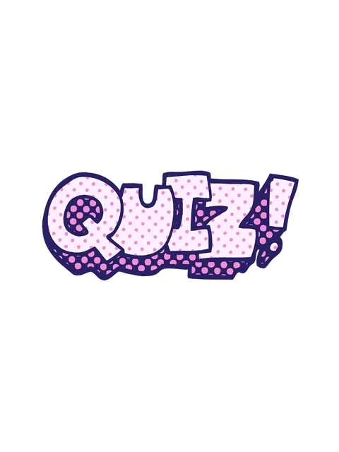 Spinning motion animation of comic book style cartoon word quiz Stock Footage 324215013