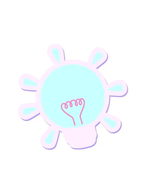 Spinning motion animation of electric light bulb sticker Stock Footage 324250418