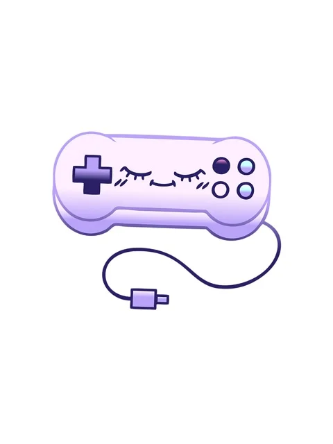 Spinning motion animation of gradient shaded cartoon of a game controller Video stock 324073835