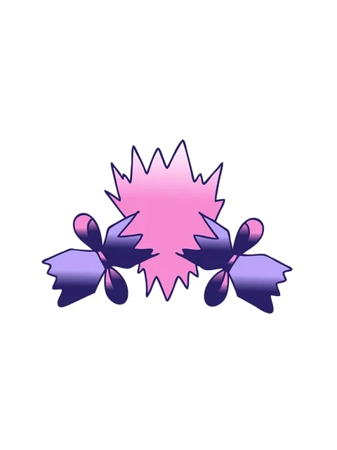 Spinning motion animation of gradient shaded quirky cartoon pulled cracker Stock Footage 324261955