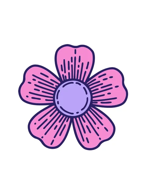 Spinning motion animation of image of a flower Stock Footage 324479298