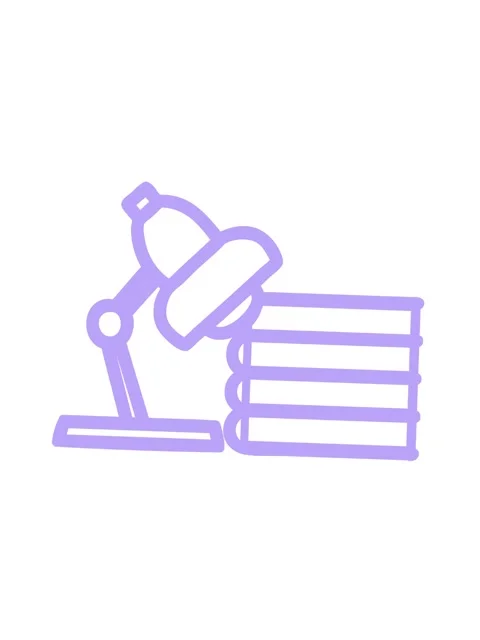 Spinning motion animation of lamp and study books symbol icon Stock Footage 324345320