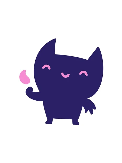 Spinning motion animation of little devil Stock Footage 324339118