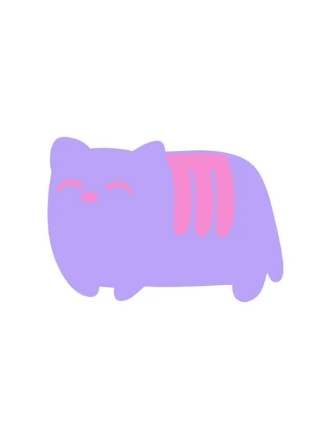 Spinning motion animation of loaf cat Stock Footage 324477206
