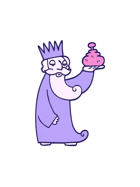 Spinning motion animation of one of the three wise men hand drawn doodle st.. Stock Footage 324187772