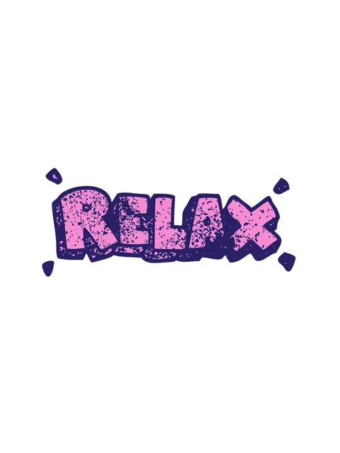 Spinning motion animation of relax text Stock Footage 324082333