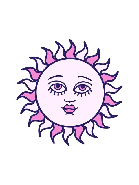 Spinning motion animation of smiling sun design Stock Footage 324176592