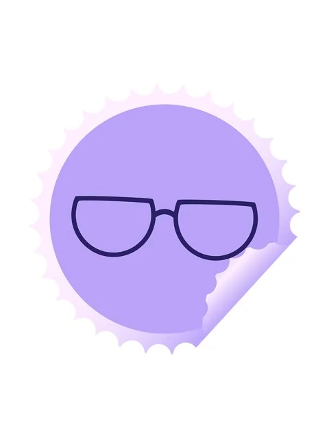 Spinning motion animation of spectacles graphic vector illustration round s.. Stock Footage 324120572