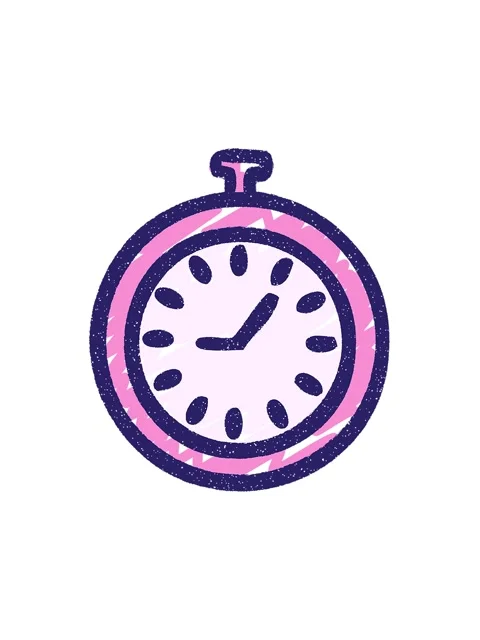 Spinning motion animation of Stopwatch Chalk Drawing Stock Footage 324474644