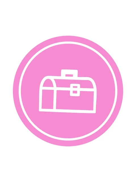 Spinning motion animation of tool box circular icon symbol Stock Footage 324398206