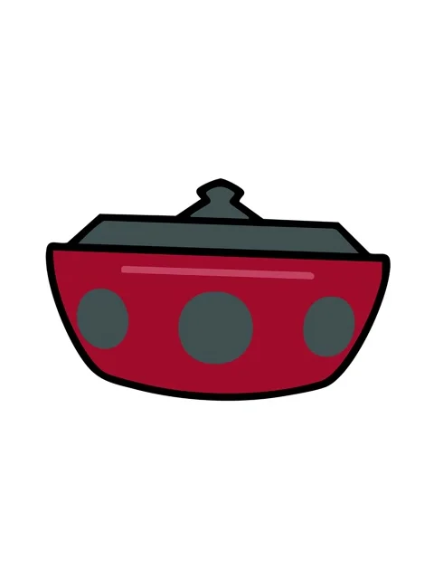 Spinning motion animation of traditional pattern japanese ceramic cooking bow 스톡 동영상 324349034