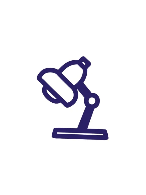 Spinning motion animation of work lamp symbol icon Stock Footage 324269137