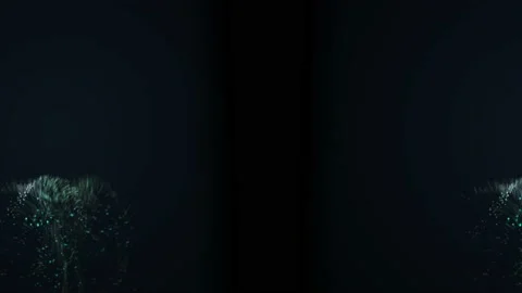 Spinning motion of blue dust splashes on... | Stock Video | Pond5