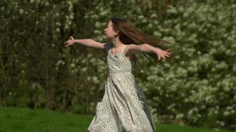 Spinning in nature Stock Footage 40106971