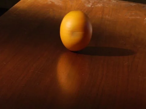 Spinning Orange 1 Stock Footage 8696012