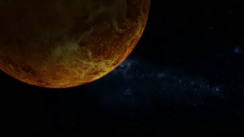 Spinning original 3d Venus surface planet Stock Footage 221910424