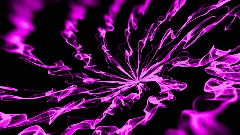 Spinning particles light rays and pink glow Stock Footage 200886614