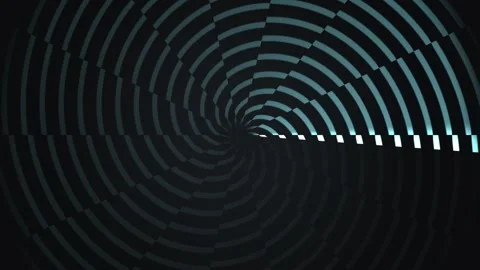 Spinning pattern with black and white stripes creating a Stock Footage 339325848
