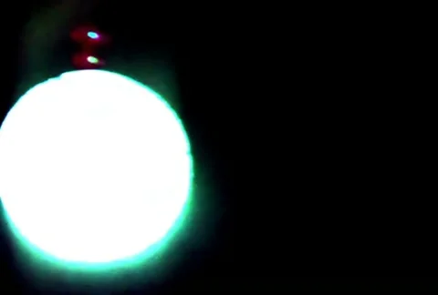 Spinning pendulum  mirror lights ntsc Sd Stock Footage 10732603