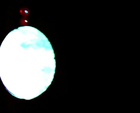 Spinning pendulum mirror lights Pal Sd Stock Footage 10731702