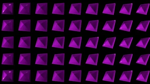 Spinning Pink Box VJ Loops Video stock 74357148