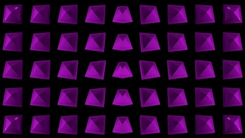 Spinning Pink Box VJ Loops Stock-Footage 74357174