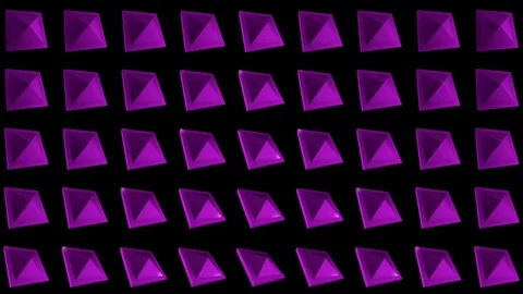 Spinning Pink Box VJ Loops Stock Footage 74357271