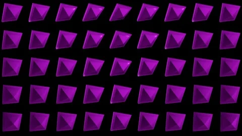Spinning Pink Box VJ Loops Stock Footage