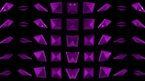 Spinning Pink Box VJ Loops 库存影片 74357344