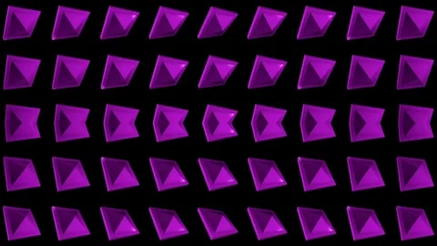 Spinning Pink Box VJ Loops Stock-Footage 74357426